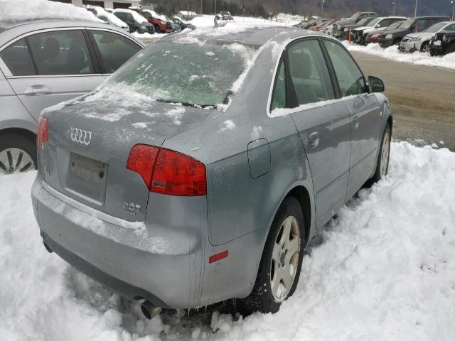 WAUDF68E65A438832 - 2005 AUDI A4 2.0T QU GRAY photo 4