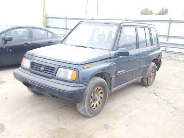 JS3TD03V0S4113176 - 1995 SUZUKI SIDEKICK J GREEN photo 2