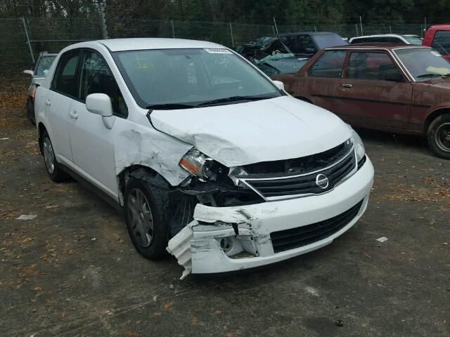 3N1BC1APXAL413407 - 2010 NISSAN VERSA S WHITE photo 1