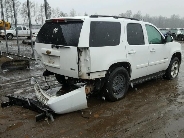 1GNFC130X8R114475 - 2008 CHEVROLET TAHOE C150 WHITE photo 4