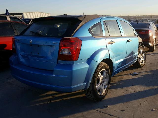 1B3HB48B68D548567 - 2008 DODGE CALIBER SX BLUE photo 4