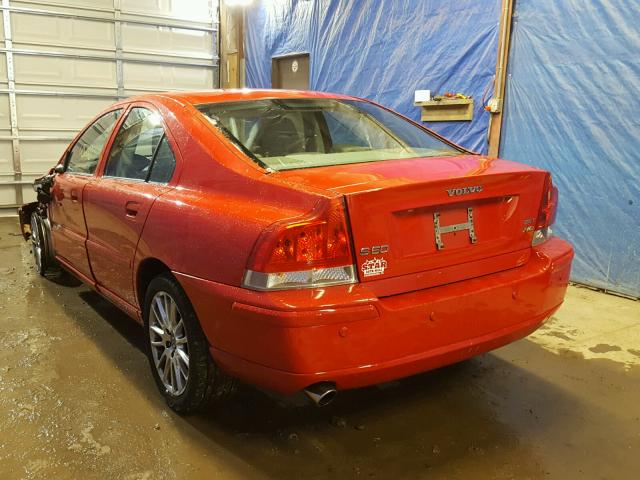 YV1RH592372617399 - 2007 VOLVO S60 2.5T RED photo 3