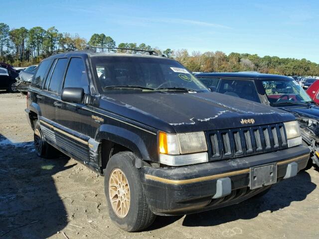 1J4GZ78S7SC574156 - 1995 JEEP GRAND CHER BLACK photo 1