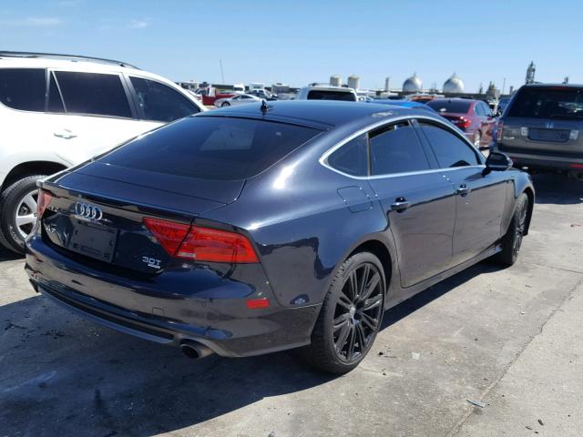 WAU2GAFC6DN076811 - 2013 AUDI A7 PRESTIG BLACK photo 4