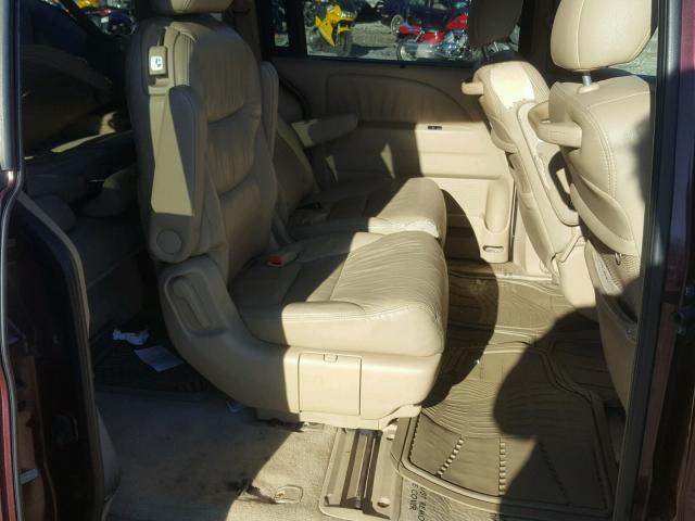 5FNRL38647B447547 - 2007 HONDA ODYSSEY EX MAROON photo 6