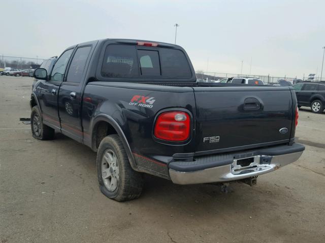 1FTRW08L12KE26257 - 2002 FORD F150 SUPER BLACK photo 3