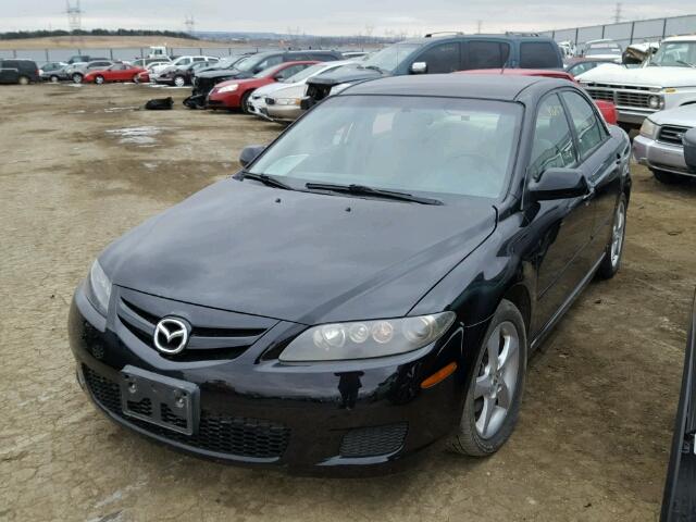 1YVHP80CX85M13298 - 2008 MAZDA 6 I BLACK photo 2