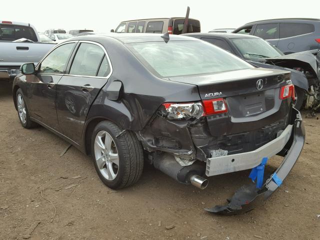 JH4CU2F60AC001950 - 2010 ACURA TSX GRAY photo 3