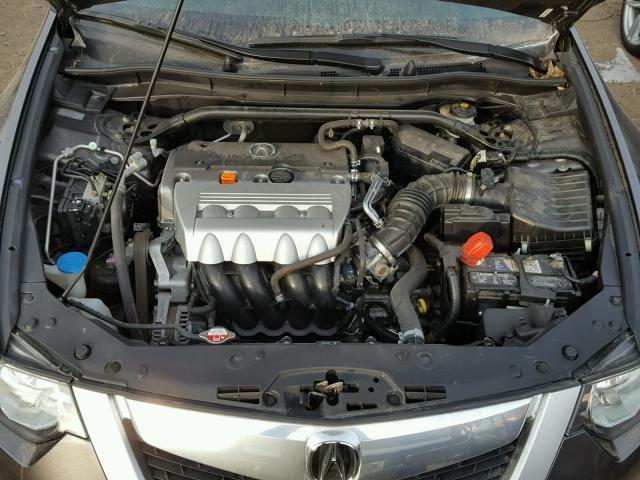 JH4CU2F60AC001950 - 2010 ACURA TSX GRAY photo 7