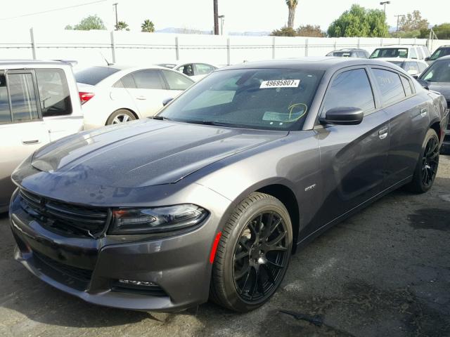 2C3CDXCT2GH258708 - 2016 DODGE CHARGER R/ GRAY photo 2