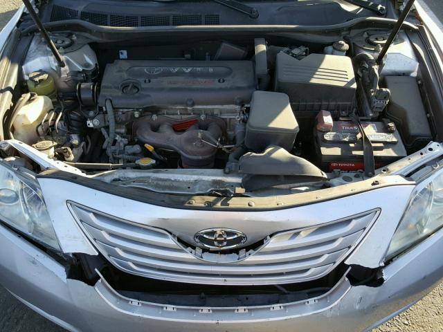 4T4BE46K29R109657 - 2009 TOYOTA CAMRY BASE SILVER photo 7