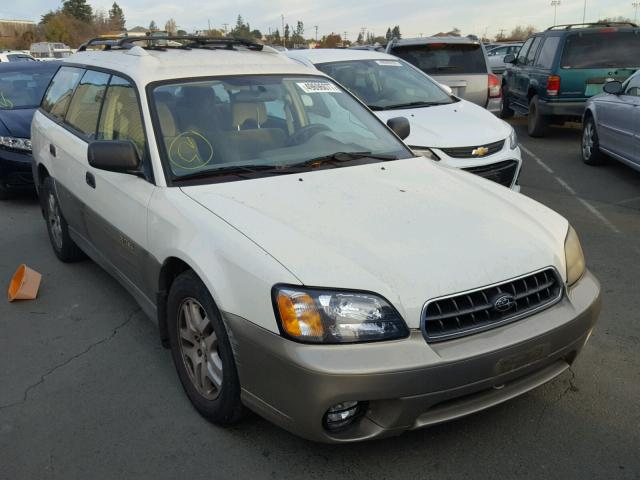 4S3BH675737607076 - 2003 SUBARU LEGACY OUT CREAM photo 1