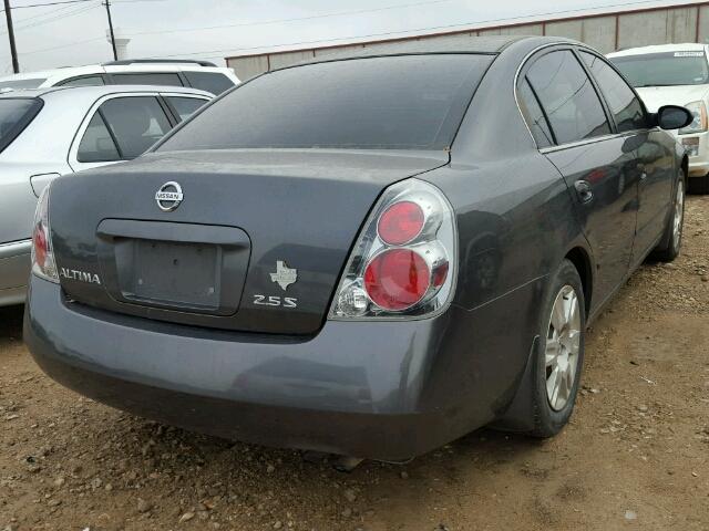 1N4AL11D25N443866 - 2005 NISSAN ALTIMA S GRAY photo 4