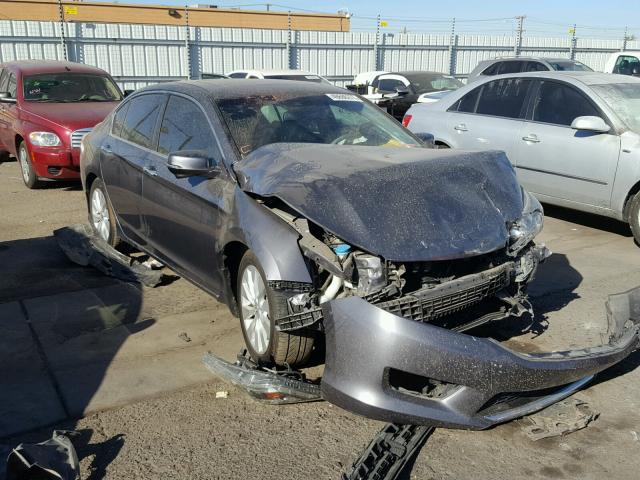 1HGCR2F84DA114466 - 2013 HONDA ACCORD EXL SILVER photo 1