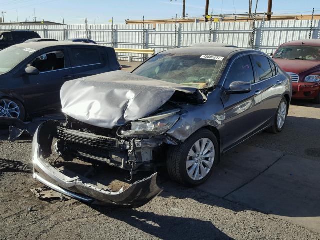 1HGCR2F84DA114466 - 2013 HONDA ACCORD EXL SILVER photo 2