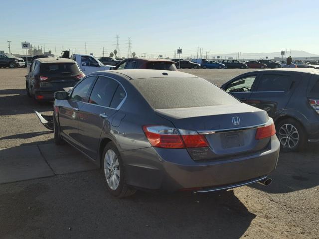 1HGCR2F84DA114466 - 2013 HONDA ACCORD EXL SILVER photo 3