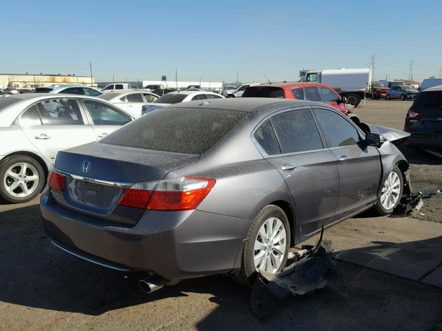 1HGCR2F84DA114466 - 2013 HONDA ACCORD EXL SILVER photo 4