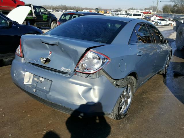 1G2ZF57B984309226 - 2008 PONTIAC G6 VALUE L BLUE photo 4