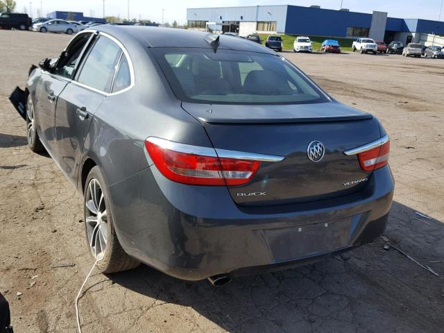 1G4PR5SK7H4100886 - 2017 BUICK VERANO SPO GRAY photo 3