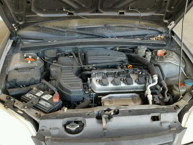 2HGES15522H534644 - 2002 HONDA CIVIC LX SILVER photo 7