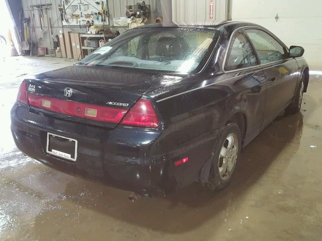 1HGCG327X1A023447 - 2001 HONDA ACCORD EX BLACK photo 4