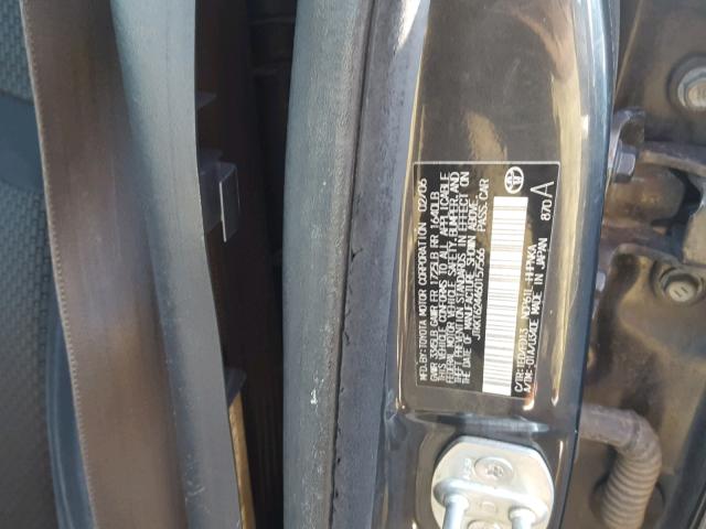 JTKKT624460157566 - 2006 TOYOTA SCION XA გრაფიტი ფოტო 10