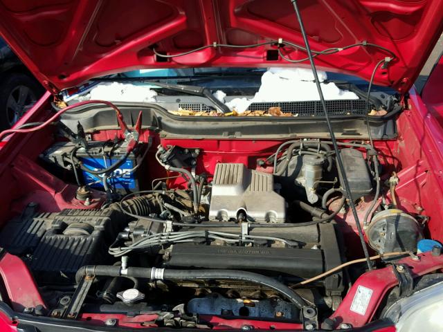 JHLRD18461C050378 - 2001 HONDA CR-V LX RED photo 7