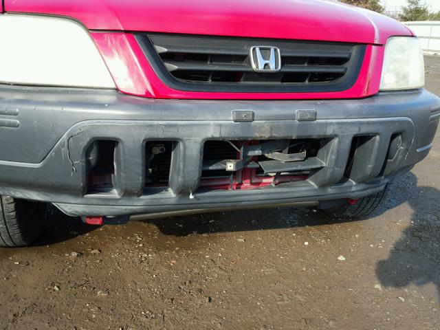 JHLRD18461C050378 - 2001 HONDA CR-V LX RED photo 9