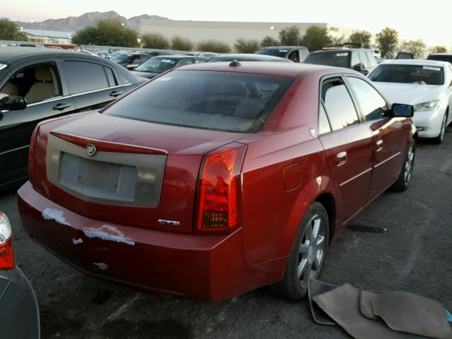 1G6DM577640127799 - 2004 CADILLAC CTS MAROON photo 4