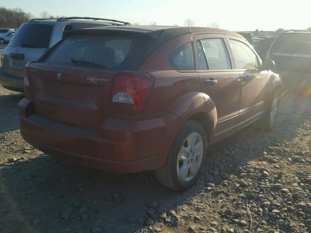 1B3HB48B17D517368 - 2007 DODGE CALIBER SX ORANGE photo 4