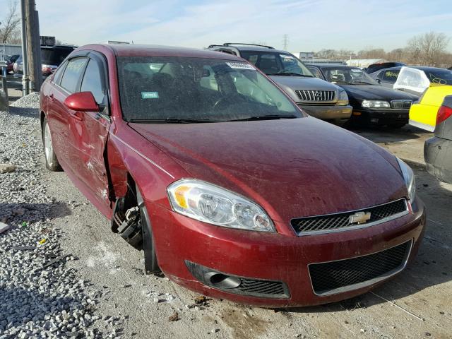 2G1WD57C291176781 - 2009 CHEVROLET IMPALA SS BURGUNDY photo 1