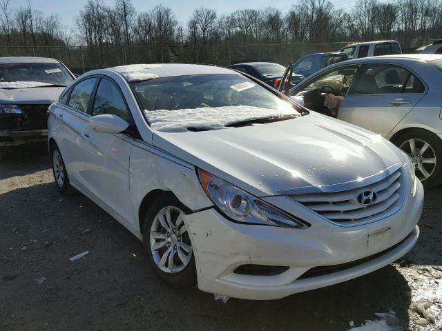 5NPEB4ACXCH369472 - 2012 HYUNDAI SONATA GLS WHITE photo 1