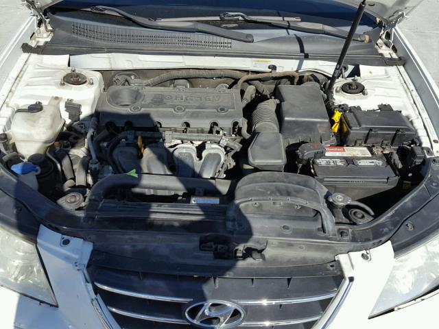 5NPET4AC1AH584846 - 2010 HYUNDAI SONATA GLS WHITE photo 7