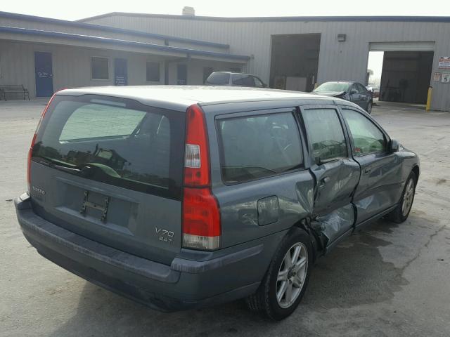 YV1SW58D521251308 - 2002 VOLVO V70 2.4T TEAL photo 4