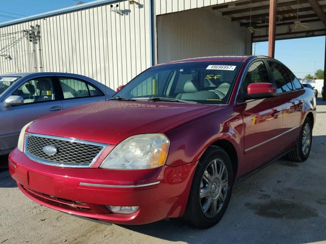 1FAFP24156G138109 - 2006 FORD FIVE HUNDR RED photo 2