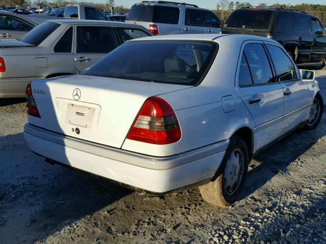 WDBHA23E8VF479922 - 1997 MERCEDES-BENZ C 230 WHITE photo 4