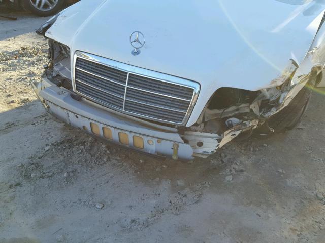 WDBHA23E8VF479922 - 1997 MERCEDES-BENZ C 230 WHITE photo 9