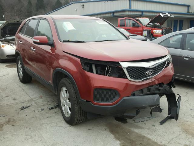 5XYKTCA19BG008443 - 2011 KIA SORENTO BA BURGUNDY photo 1