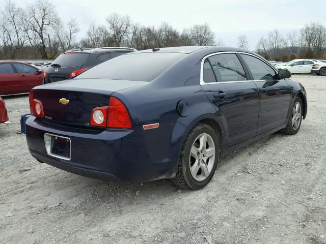 1G1ZG57B594200877 - 2009 CHEVROLET MALIBU LS BLUE photo 4