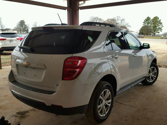 2GNALCEK7H1578501 - 2017 CHEVROLET EQUINOX LT WHITE photo 4