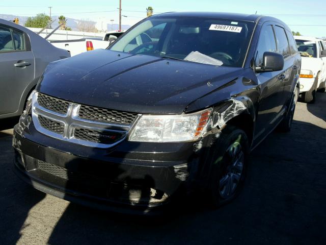 3C4PDCABXDT701299 - 2013 DODGE JOURNEY SE CHARCOAL photo 2