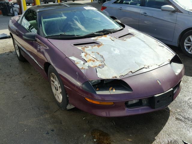 2G1FP22K3T2100542 - 1996 CHEVROLET CAMARO BAS 紫色 照片 1