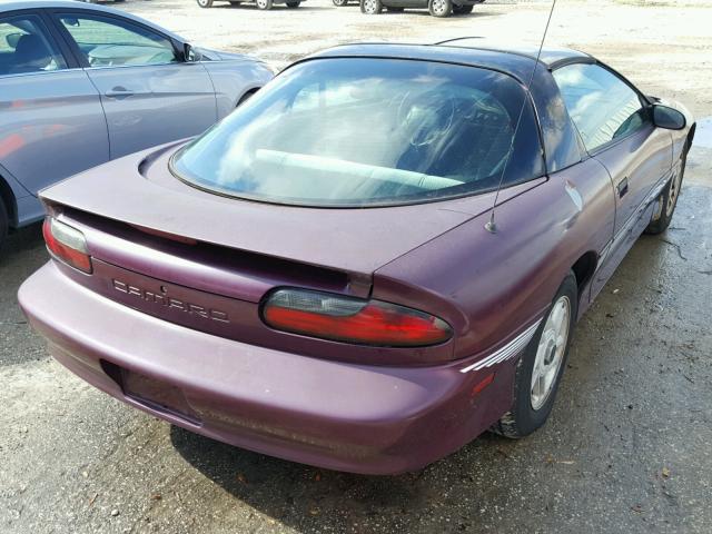 2G1FP22K3T2100542 - 1996 CHEVROLET CAMARO BAS 紫色 照片 4