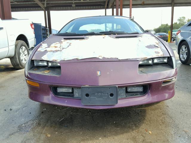 2G1FP22K3T2100542 - 1996 CHEVROLET CAMARO BAS PURPLE photo 9