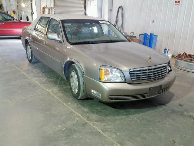 1G6KD54YX2U185408 - 2002 CADILLAC DEVILLE TAN photo 1