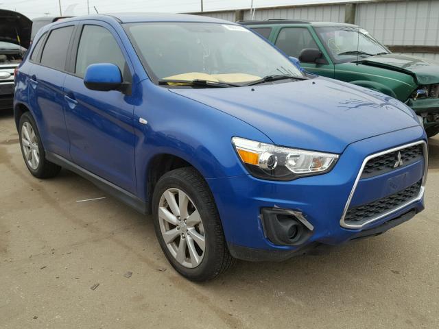 4A4AP3AU1FE017025 - 2015 MITSUBISHI OUTLANDER BLUE photo 1