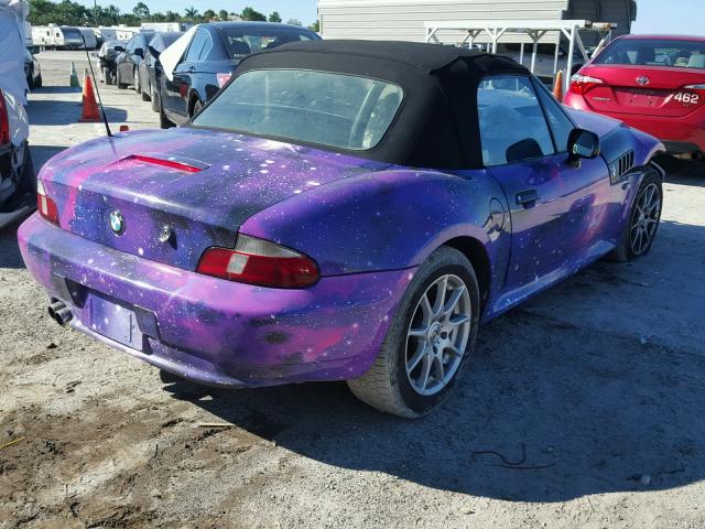 WBACH9342YLG18262 - 2000 BMW Z3 2.3 PURPLE photo 4