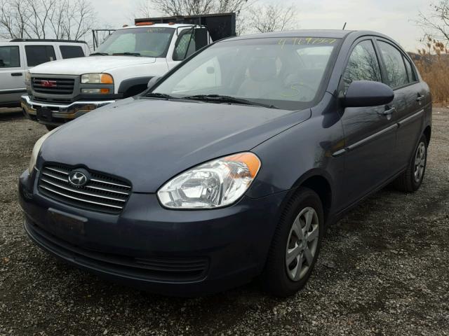 KMHCN46CX8U262258 - 2008 HYUNDAI ACCENT GLS BLUE photo 2