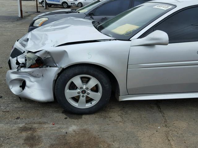 2G2WP522851195217 - 2005 PONTIAC GRAND PRIX ვერცხლისფერი ფოტო 9