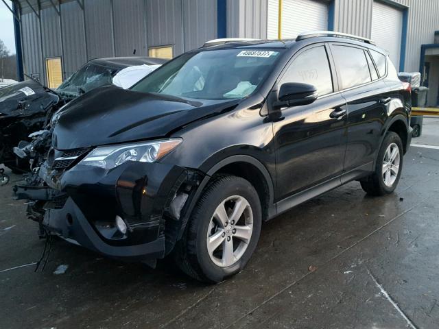 2T3WFREV8DW069747 - 2013 TOYOTA RAV4 XLE BLACK photo 2